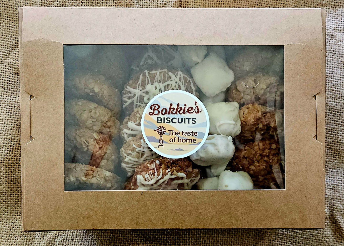 Bokkies Biscuits - Assorted White Chocolate - Medium