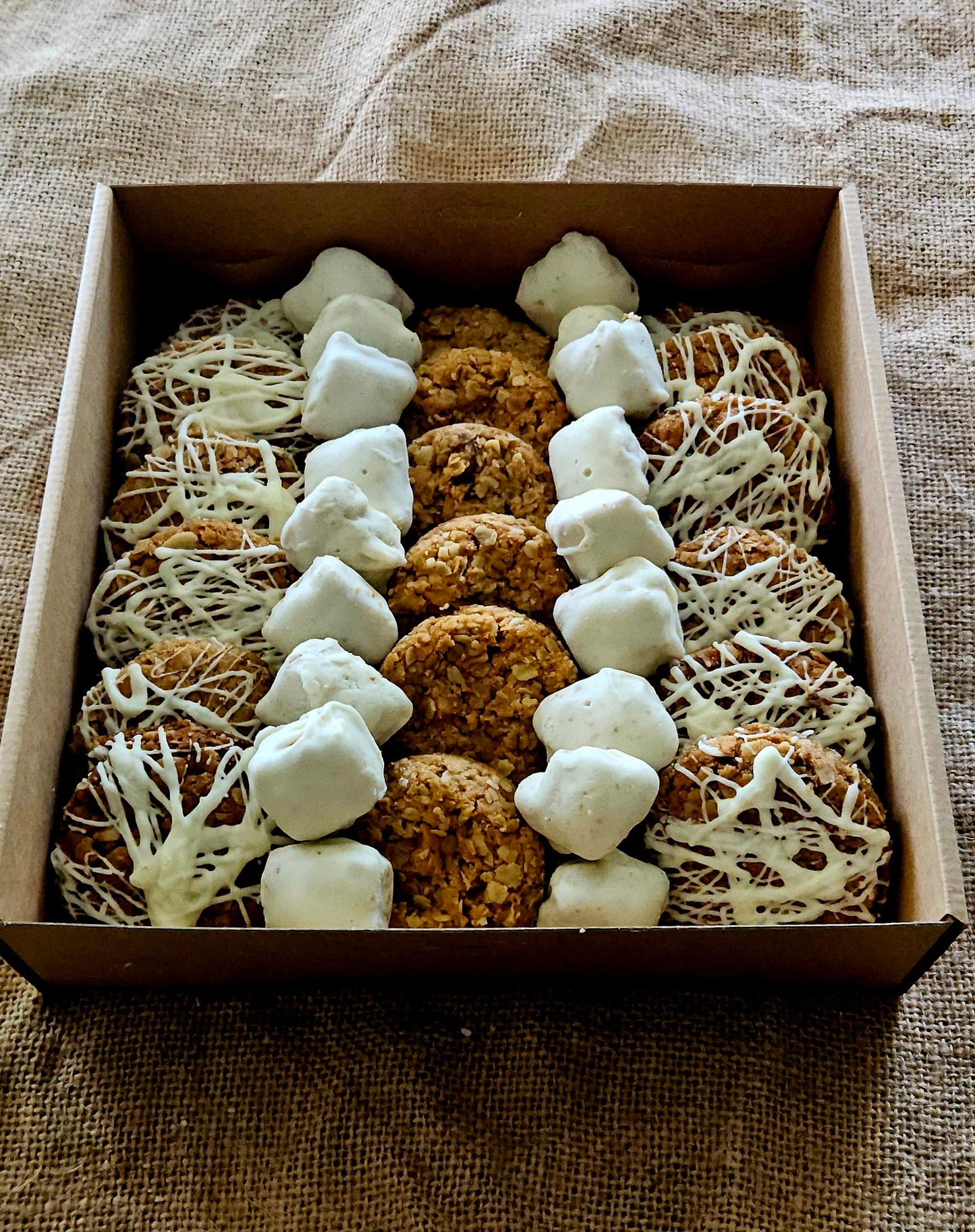 Bokkies Biscuits - Assorted White Chocolate - Large