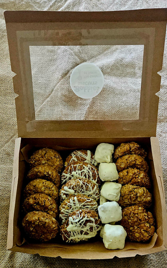 Bokkies Biscuits - Assorted White Chocolate - Medium