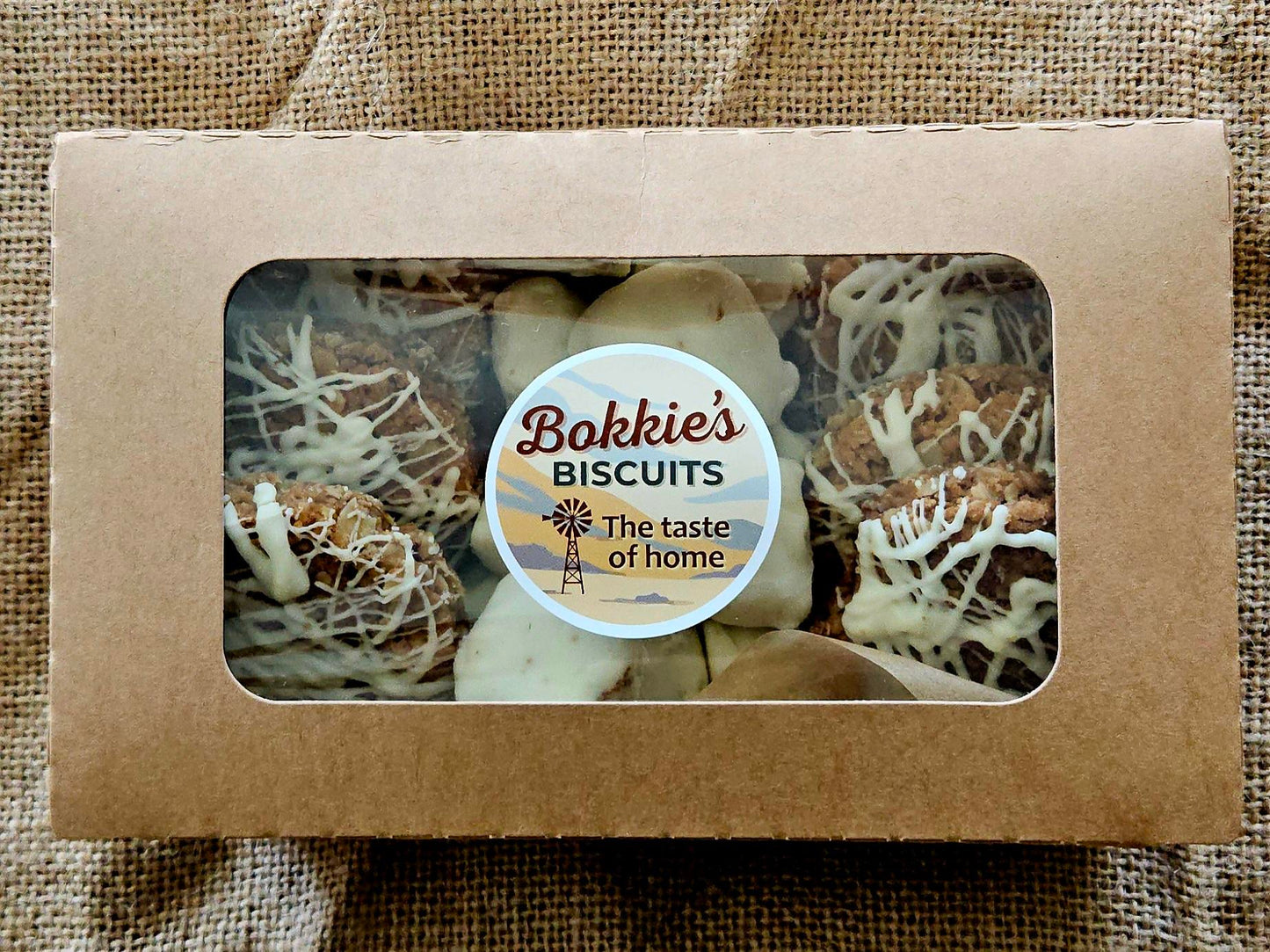 Bokkies Biscuits - Assorted White Chocolate - Small