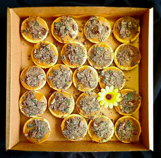 Peppermint Crisp tarts - Mini - Pack 18